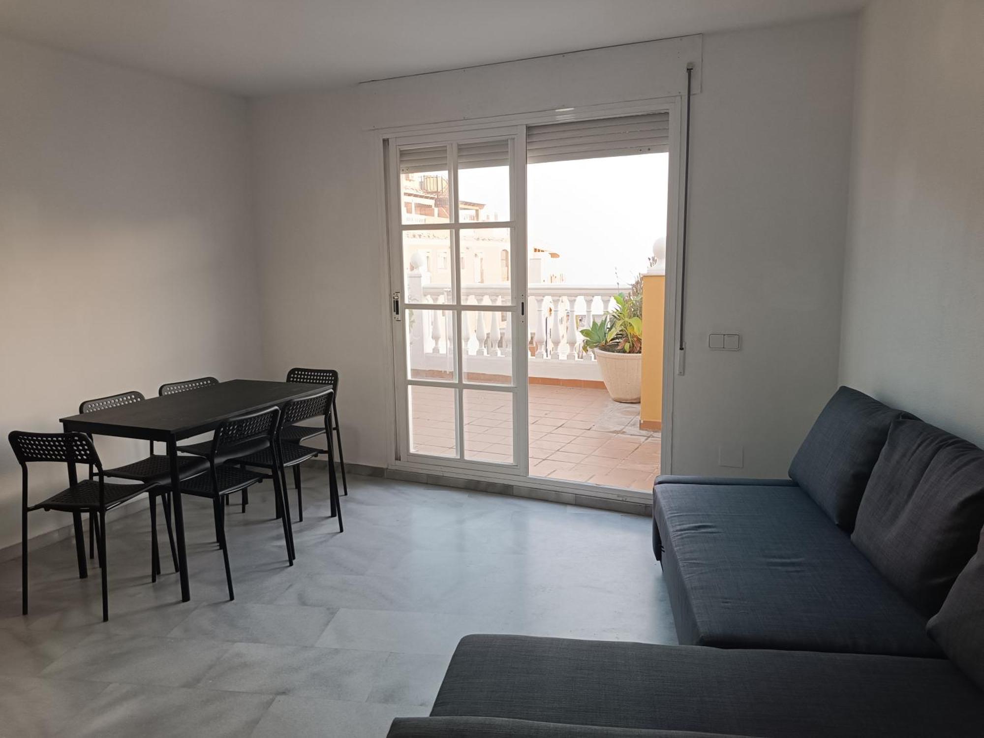 Lovely Penthouse In Front Of The Beach With Free Parking Малага Екстериор снимка